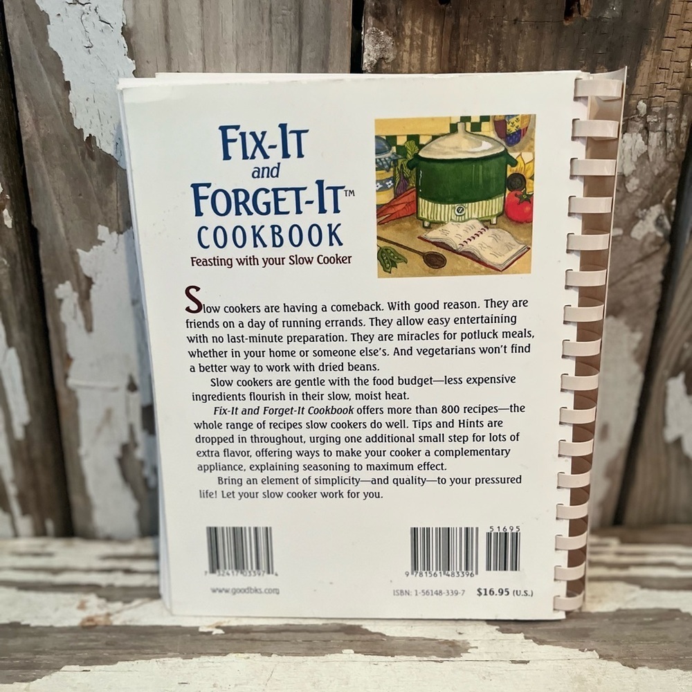 Fix it & Forget it spiral bound cookbook Feasting with your Slow Cooker - Picture 2 of 4
